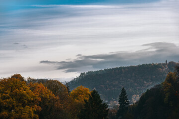 Blick über Ketzerbach nach Marburg, keine Personen