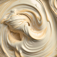 Ice cream texture. AI render