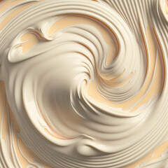 Ice cream texture. AI render