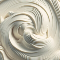 Ice cream texture. AI render