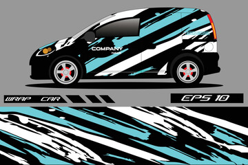 Vector background for home car decal camper car wrap