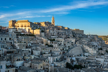 Naklejka premium Matera, vesta panoramica