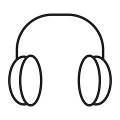 Computer gaming, line art komputer illustration, isolated style, PC icon logo symbol vector