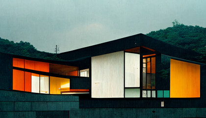 Beautiful korean modern house design