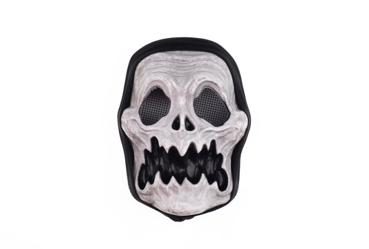 skeleton mask isolated on white background