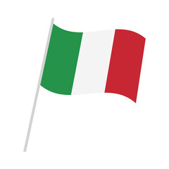 Italy flag illustration