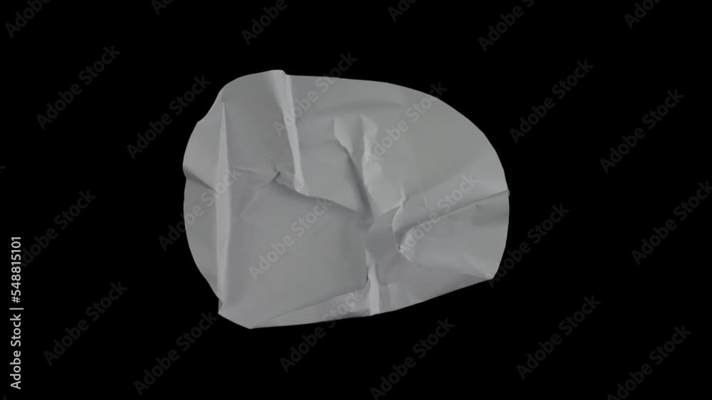 Aufkleber animation of cut out paper in bubble speech shape. stop motion for creative videos overlay. bubble t
