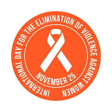 International day for the elimination of violence against women symbol icon