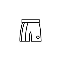 trousers icon, for use footbal,beach and other relaxing activities