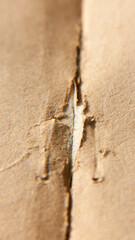 Interior deteriorado en libro viejo con páginas amarillentas