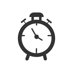 Alarm clock icon. Reminder element vector ilustration.