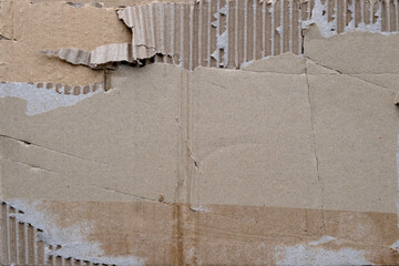 Ripped cardboard texture
