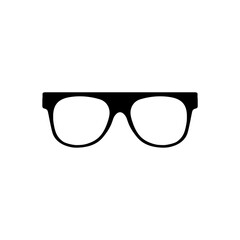 Fototapeta premium Eyeglasses flat icon