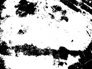 Rustic grunge vector texture with grain and stains. Abstract noise background. Weathered surface. Dirty and damaged. Detailed rough backdrop. Vector graphic illustration with transparent white. EPS10.