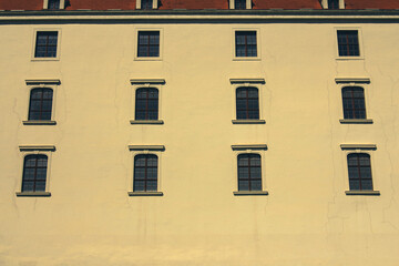 Fototapeta na wymiar walls and windows