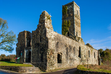 Remnants of  medieval abbey