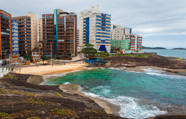 Praia das virtudes Guarapari regi&atilde;o metropolitana de Vit&oacute;ria, Espirito Santo, Brasil