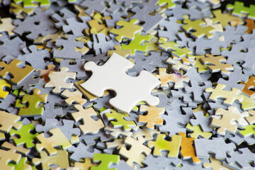 concept of the outsider, different. selective focus