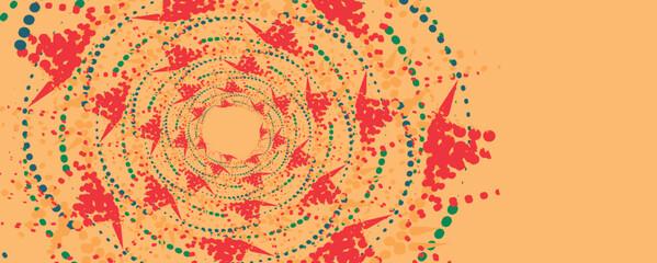 Abstract background with geometric shapes. Minimal design. Vector illustration.