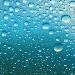 Realistic image of raindrops or vapor trough window glass.