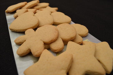 beautiful handmade cookies for Christmas celebration