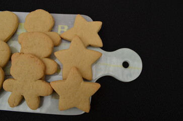 beautiful handmade cookies for Christmas celebration