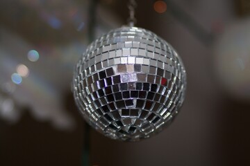 disco ball with lights