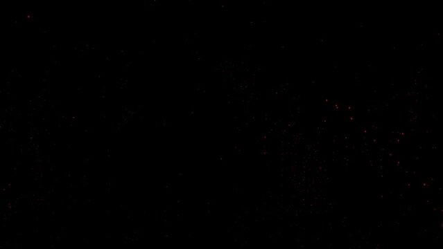 Dissolve animation of word LOGISTICS in red