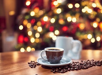 Obraz premium Christmas Coffee