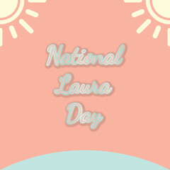National Laura Day background.