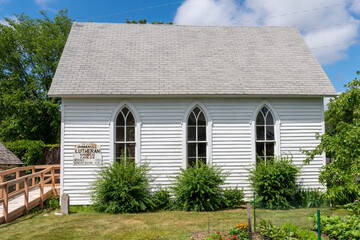 Fort Alexandria Immanuel Lutheran Church, Carlos at the Runestone Museum in Alexandria, Minnesota. 
