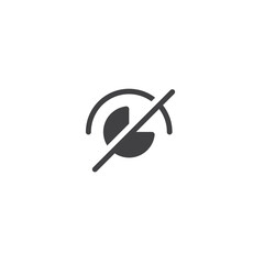 Crossed Out Eye Icon, Unsee Eye Icon, Sensitive Content Icon, Invisible Icon Vector Illustration Eps10