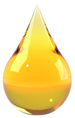 Oil drop isolated on white background. Cooking oil, honey or petroleum machine oil. PNG clipart...