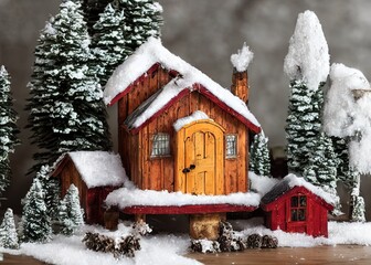 Naklejka premium Snow Globe