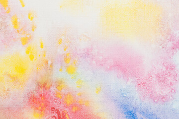 Watercolor Background. Template and texture. Colorful pastel and delicate colors. Paint splash