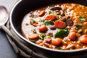 vegetable soup with meat