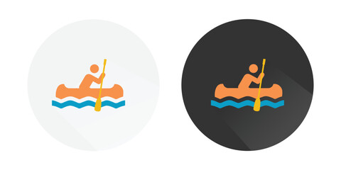 Motor boat, sailing yacht, rowboat Icon, Sailing Icon, fishing boat, Boat race icon, Boat race logo Colorful vector icons