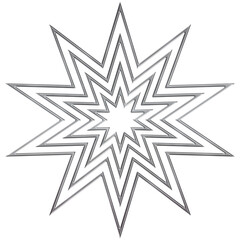 Christmas Snowflake icon for Xmas Poster Design | Greeting Cards | Print and More