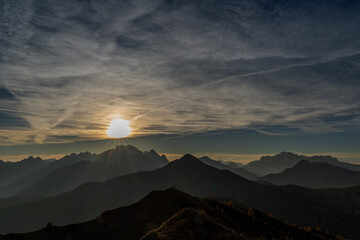 Fototapeta Dolomity,przełęcz , góry , dolomity, Włochy, Alpy, Tyrol, Passo Gardena obraz