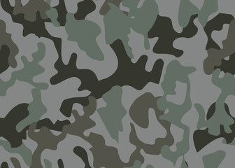 Full seamless green camouflage texture pattern vector for military textile. Usable for Jacket Pants Shirt and Shorts. Army camo design for fabric print and wallpaper.