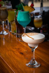 cocktail in the bar 