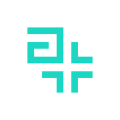 Obraz premium Letter A plus medical logo design