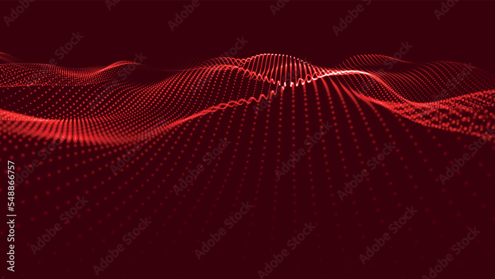 Poster abstract futuristic background. big data visualization. network connection. data transfer. 3d render