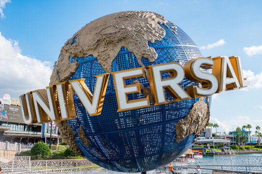 Orlando, Florida, United States. November 14, 2022. Universal Studio Park already has Christmas decorations with the arrival of the end of year festivities.