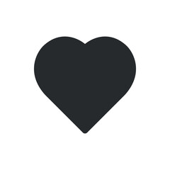 Heart icon, simple illustration