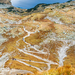 View from the top of the mountain trail