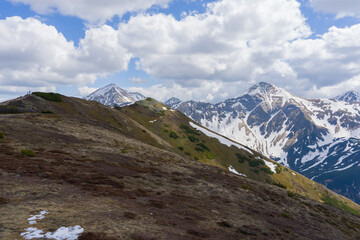 Landscape in the mountains