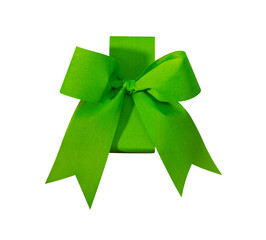 Beautiful gift bow green, exempted.