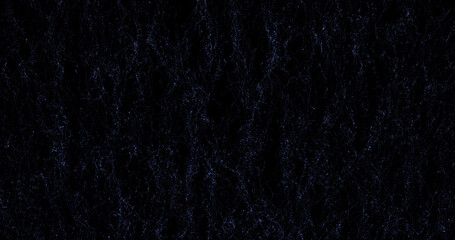 Abstract background of blue vertical  small bright particles in the form of waves of water drops or...