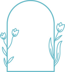 Wedding arch altar floral